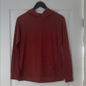 Joe Fresh Active Lightweight Hoodie | Rust Orange | Size Small